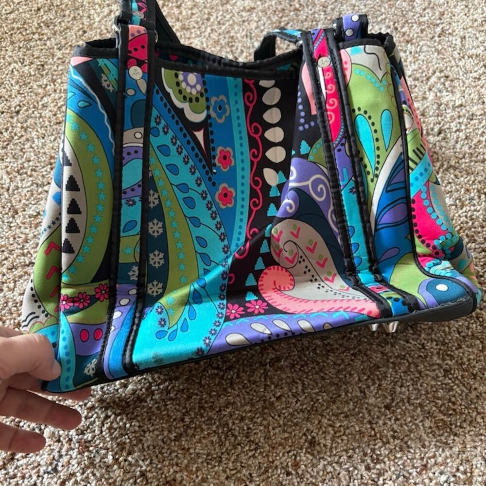 Beach by CLC Water Resistant Handbag Blue Green Psalm 16:11 Mother's Day - Picture 4 of 11